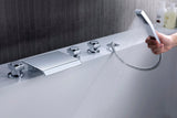 Guaira 3-Handle Deck-Mount Roman Tub Faucet in Chrome