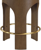 Bocceli - Counter Stool - Brown Base