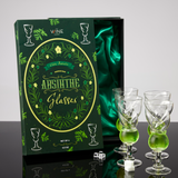 Vintage Crystal Absinthe Glasses | Set of 4 | 6.5 oz