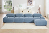 MIA 152'' 4-Seater Sofa with 1 Ottoman
