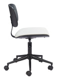 Duravel Office Chair White & Black
