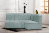 Arc - Faux Leather 3 Piece Sofa