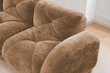MYLO 80" Loveseat with 2 Ottomans