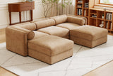 PERTH 109" Sofa 3 Seater with 2 Ottoman