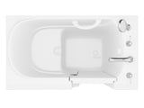 ANZZI Value Series 26" x 46" Compact Therapeutic Walk-In Tub with Whirlpool Hydrotherapy, Fast Drain, Inline Heater, and Quick Fill Faucet, White
