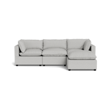 Kova Pillow Cushion Sofa 122" + Ottoman