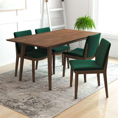 Levi Modern Style Solid Wood Rectangular Dining Kitchen Table