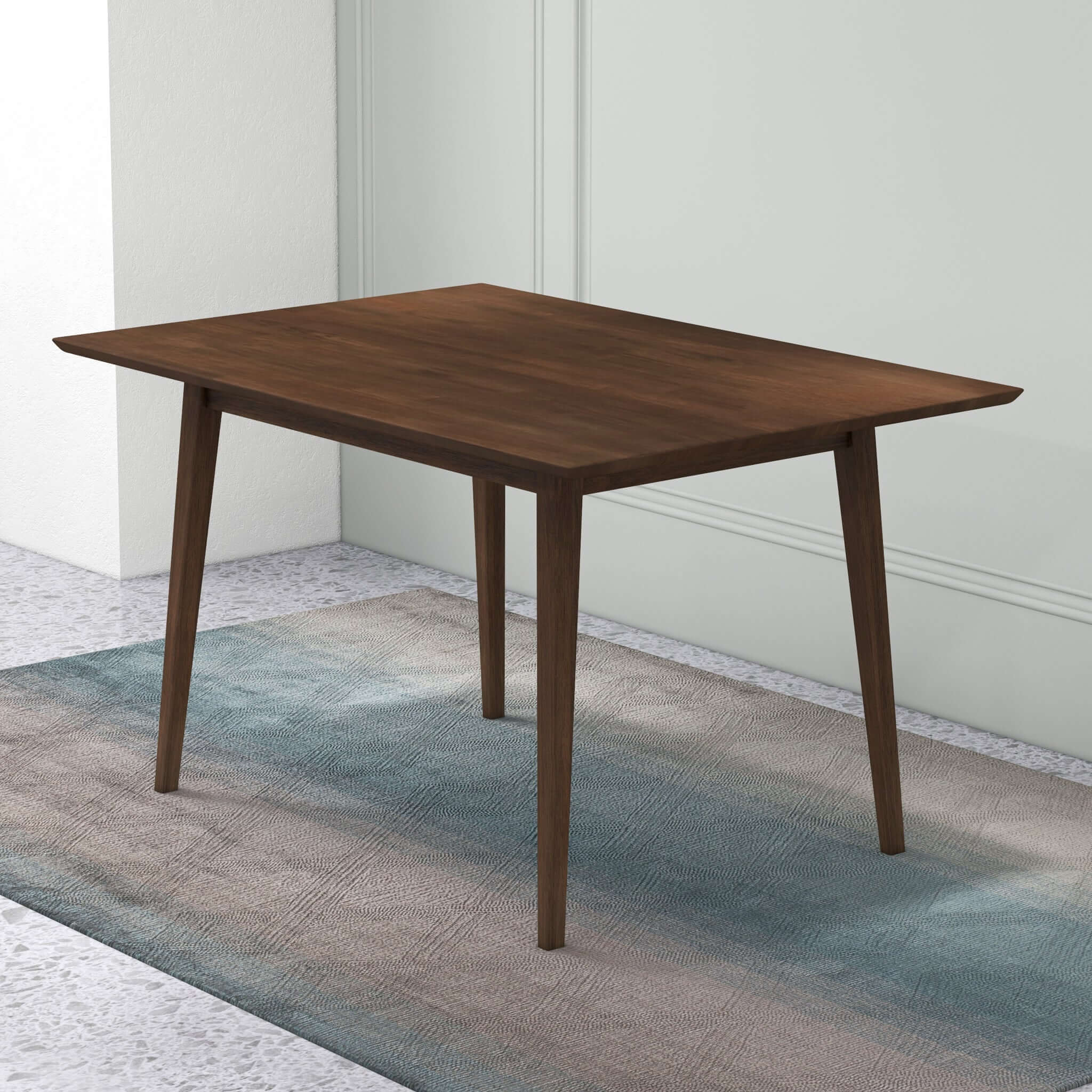 Levi Modern Style Solid Wood Rectangular Dining Kitchen Table