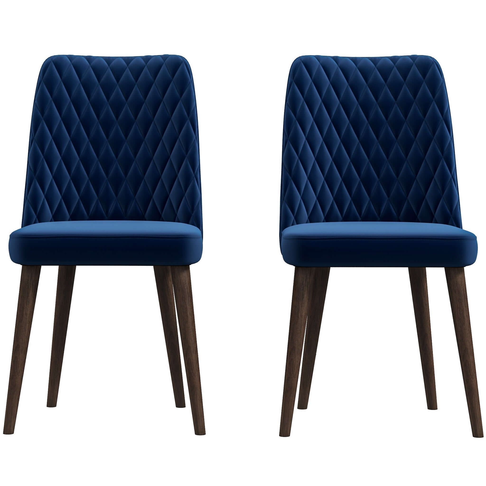 Katie Mid-Century Modern Velvet Dining Chair (Set of 2)