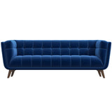 Addison Large Blue Velvet Sofa
