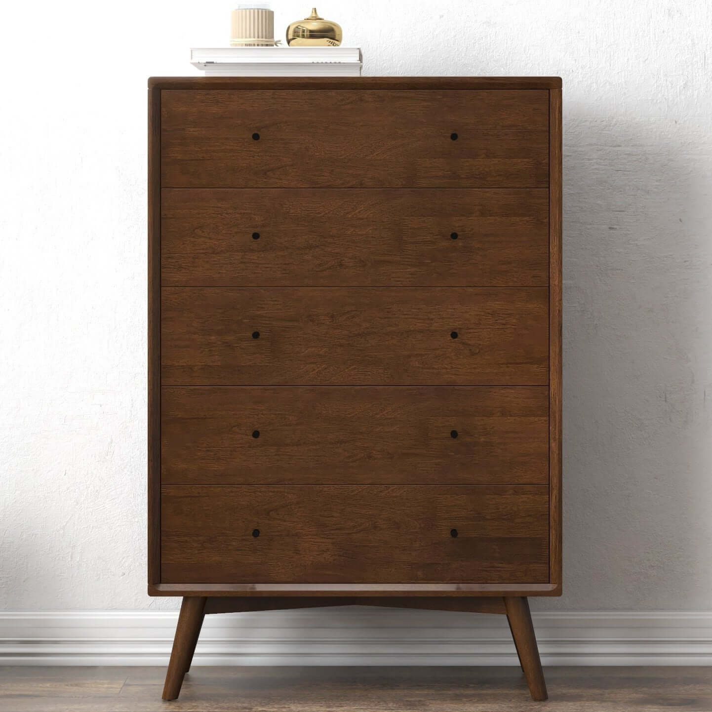 Caroline Mid Century Modern Solid Wood Dresser