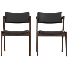 Edwin Mid Centruy Modern  Dining Chair Set of 2