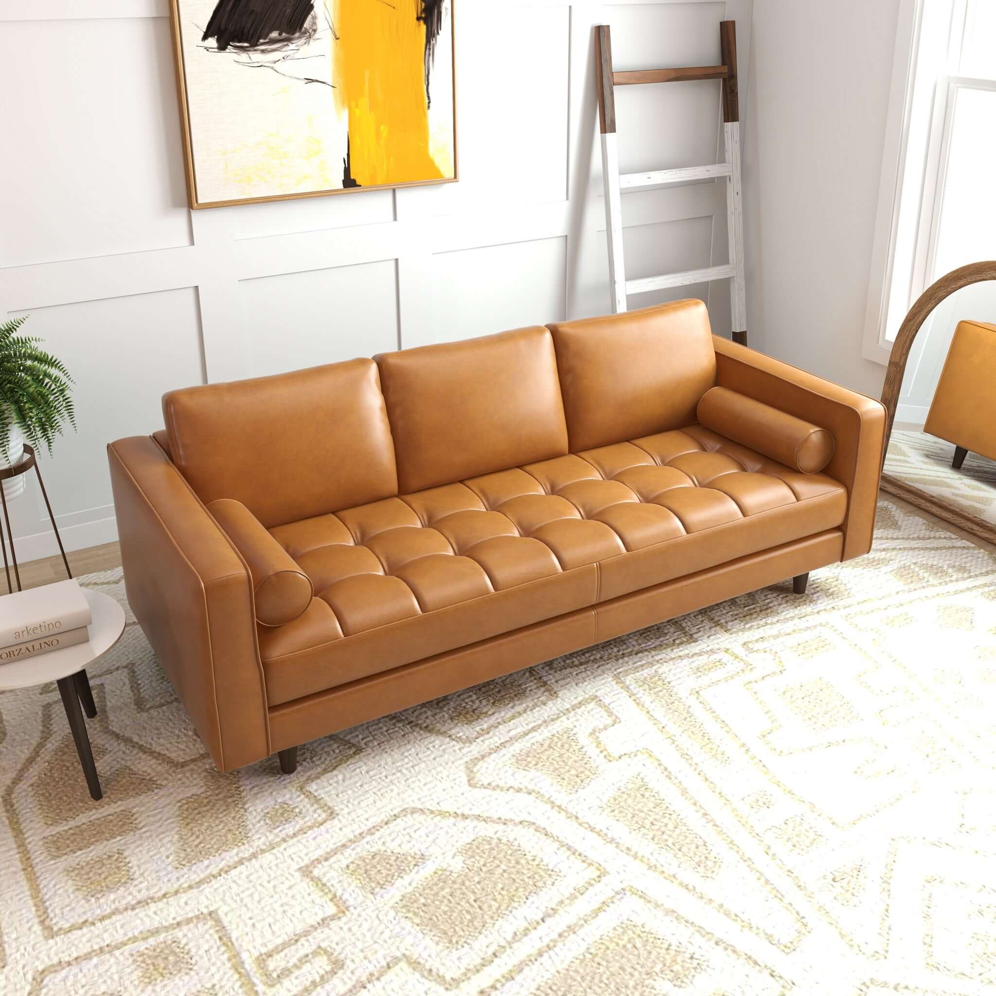 Catherine Mid-Century Modern Sofa