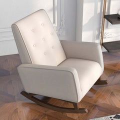 Demetrius Solid Wood Rocking Chair