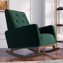 Demetrius Solid Wood Rocking Chair