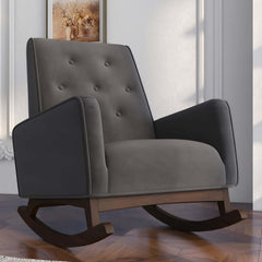 Demetrius Solid Wood Rocking Chair