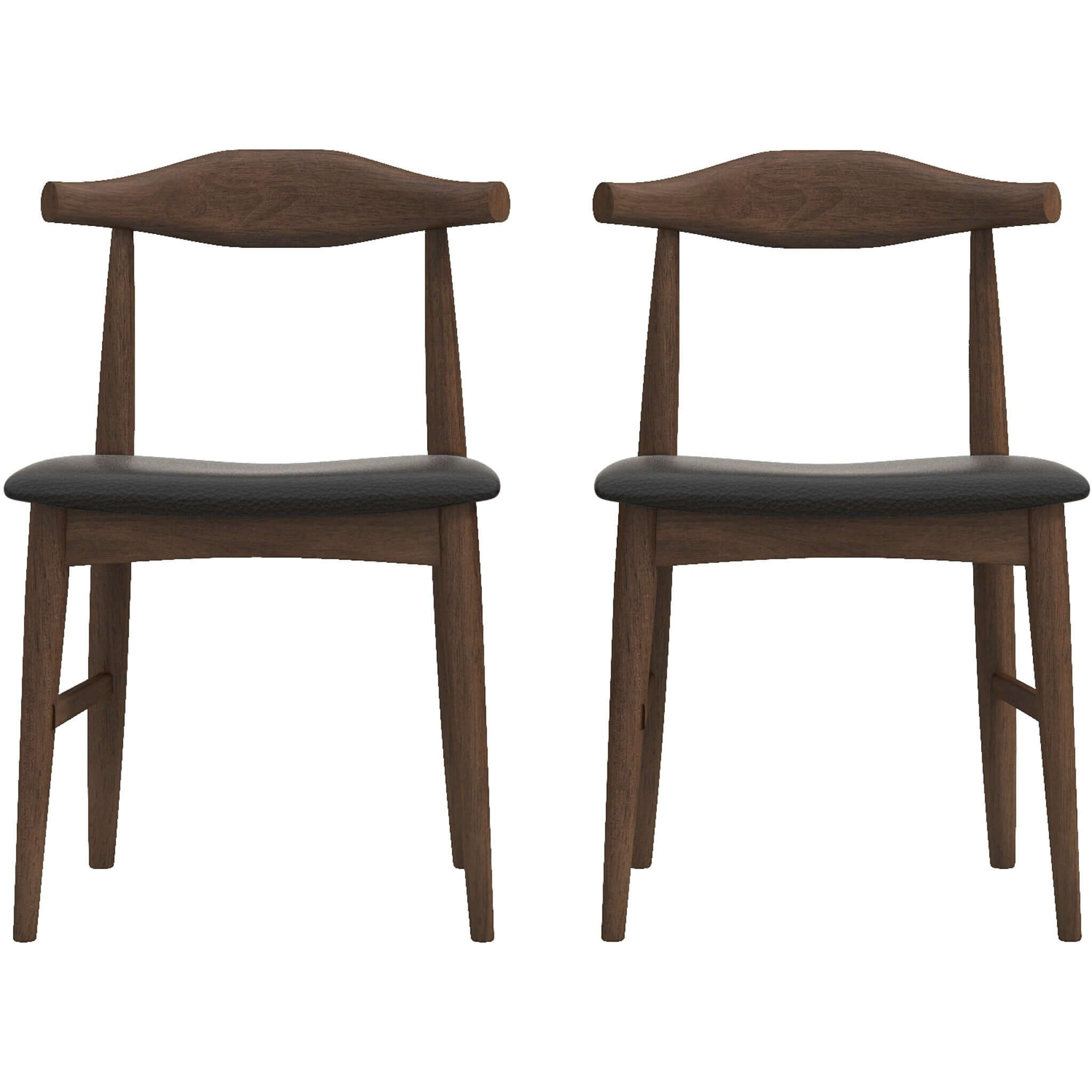 Damian Mid-Century Solid Wood Dining Chair