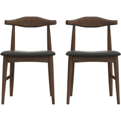 Damian Mid-Century Solid Wood Dining Chair