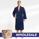 American Soft Linen Luxury Men’s Robe – 100% Cotton, Quick Dry, Turkish Bathrobe for Wholesale