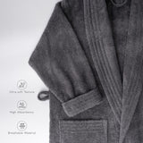 American Soft Linen Luxury Men’s Robe – 100% Cotton, Quick Dry, Turkish Bathrobe for Wholesale