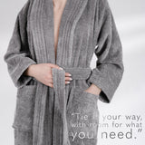 American Soft Linen Luxury Women’s Robe – 100% Cotton, Quick Dry, Turkish Bathrobe for Wholesale
