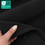 American Soft Linen 100% Cotton Bath Mat Rugs, 17x24 inches with Silicone Backing, Soft Absorbent Grip-Enhanced Bath Mats for Bathroom - 50 Set Case Pack