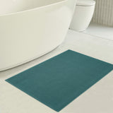 American Soft Linen 100% Cotton Bath Mat Rugs, 17x24 inches with Silicone Backing, Soft Absorbent Grip-Enhanced Bath Mats for Bathroom - 50 Set Case Pack