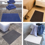 American Soft Linen 100% Cotton Bath Mat Rugs, 17x24 inches with Silicone Backing, Soft Absorbent Grip-Enhanced Bath Mats for Bathroom - 50 Set Case Pack