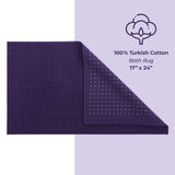 American Soft Linen 100% Cotton Bath Mat Rugs, 17x24 inches with Silicone Backing, Soft Absorbent Grip-Enhanced Bath Mats for Bathroom - 50 Set Case Pack