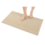 American Soft Linen 100% Cotton Bath Mat Rugs, 17x24 inches with Silicone Backing, Soft Absorbent Grip-Enhanced Bath Mats for Bathroom - 50 Set Case Pack