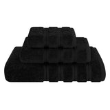 3 Piece 100% Cotton Extra Fluffy and Soft Luxury Turkish Towel Set with 20 Different Colors - 20 Set Case Pack