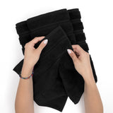 3 Piece 100% Cotton Extra Fluffy and Soft Luxury Turkish Towel Set with 20 Different Colors - 20 Set Case Pack