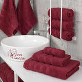 3 Piece 100% Cotton Extra Fluffy and Soft Luxury Turkish Towel Set with 20 Different Colors - 20 Set Case Pack