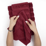 3 Piece 100% Cotton Extra Fluffy and Soft Luxury Turkish Towel Set with 20 Different Colors - 20 Set Case Pack