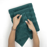 3 Piece 100% Cotton Extra Fluffy and Soft Luxury Turkish Towel Set with 20 Different Colors - 20 Set Case Pack