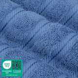 3 Piece 100% Cotton Extra Fluffy and Soft Luxury Turkish Towel Set with 20 Different Colors - 20 Set Case Pack
