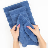 3 Piece 100% Cotton Extra Fluffy and Soft Luxury Turkish Towel Set with 20 Different Colors - 20 Set Case Pack