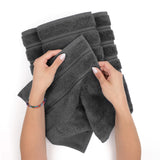 3 Piece 100% Cotton Extra Fluffy and Soft Luxury Turkish Towel Set with 20 Different Colors - 20 Set Case Pack