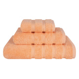 3 Piece 100% Cotton Extra Fluffy and Soft Luxury Turkish Towel Set with 20 Different Colors - 20 Set Case Pack