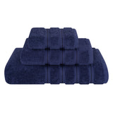 3 Piece 100% Cotton Extra Fluffy and Soft Luxury Turkish Towel Set with 20 Different Colors - 20 Set Case Pack