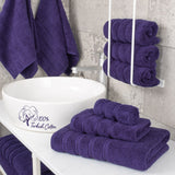 3 Piece 100% Cotton Extra Fluffy and Soft Luxury Turkish Towel Set with 20 Different Colors - 20 Set Case Pack