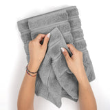 3 Piece 100% Cotton Extra Fluffy and Soft Luxury Turkish Towel Set with 20 Different Colors - 20 Set Case Pack