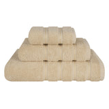 3 Piece 100% Cotton Extra Fluffy and Soft Luxury Turkish Towel Set with 20 Different Colors - 20 Set Case Pack