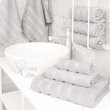 3 Piece 100% Cotton Extra Fluffy and Soft Luxury Turkish Towel Set with 20 Different Colors - 20 Set Case Pack