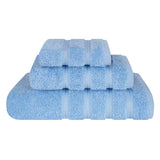 3 Piece 100% Cotton Extra Fluffy and Soft Luxury Turkish Towel Set with 20 Different Colors - 20 Set Case Pack