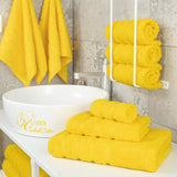 3 Piece 100% Cotton Extra Fluffy and Soft Luxury Turkish Towel Set with 20 Different Colors - 20 Set Case Pack