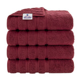 American Soft Linen 100% Cotton Turkish Towels for Bathroom, 4 Pack Bath Towel Set,  Super Soft, Extra Large Bath Towels