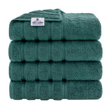 American Soft Linen 100% Cotton Turkish Towels for Bathroom, 4 Pack Bath Towel Set,  Super Soft, Extra Large Bath Towels