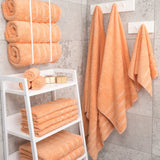 4 Piece 100% Cotton Turkish Bath Towel - 6 Set Case Pack