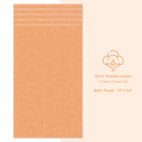 4 Piece 100% Cotton Turkish Bath Towel - 6 Set Case Pack